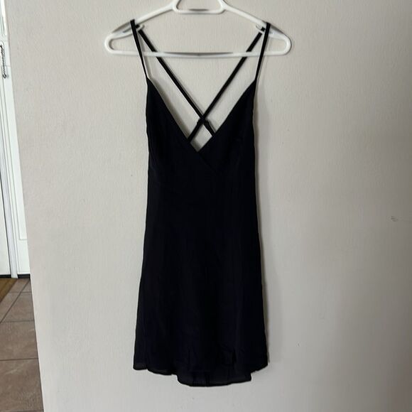 NWOT Kimchi Blue Strappy Black Mini Dress - Picture 5 of 9